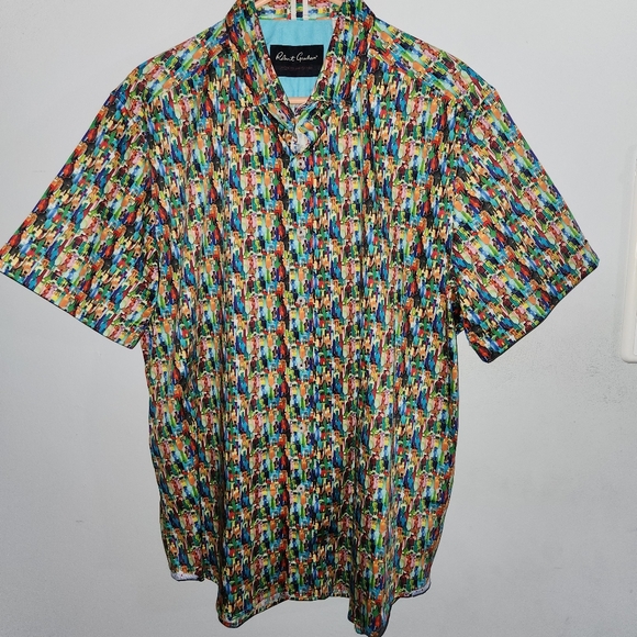 Robert Graham Multicolor Casual Button Down Shirt - Picture 2 of 9